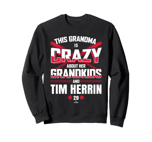 Grandma Crazy Tim Herrin Sweatshirt - Custom Art Print for Adults - T-Shirt, Sweatshirt, Hoodie