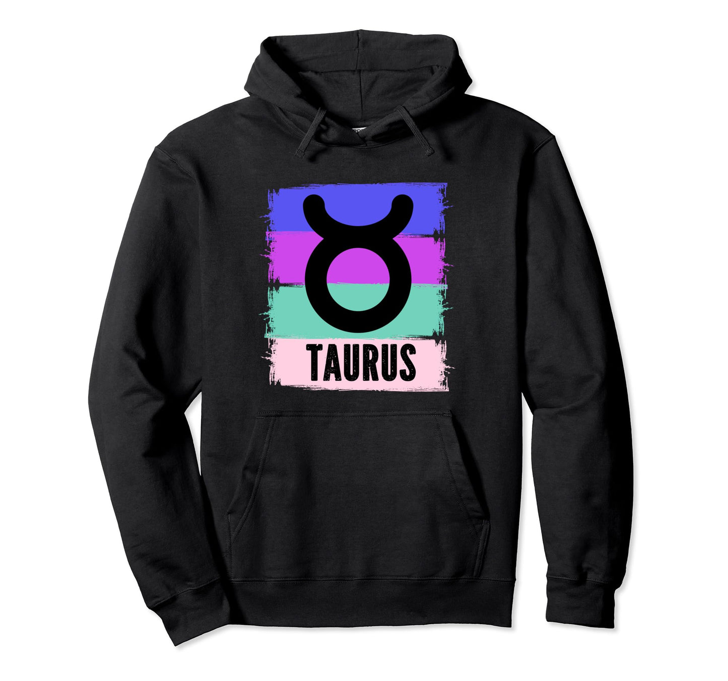 Taurus Symbol Stylish Colors Rainbow Hoodie - Streetwear Style Men Women - T-Shirt, Sweatshirt, Hoodie