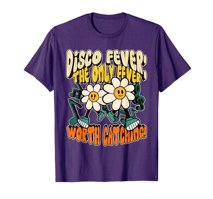 Disco Fever Funny 70S Party T-Shirt - Graphic Print Men Women - T-Shirt, Sweatshirt, Hoodie