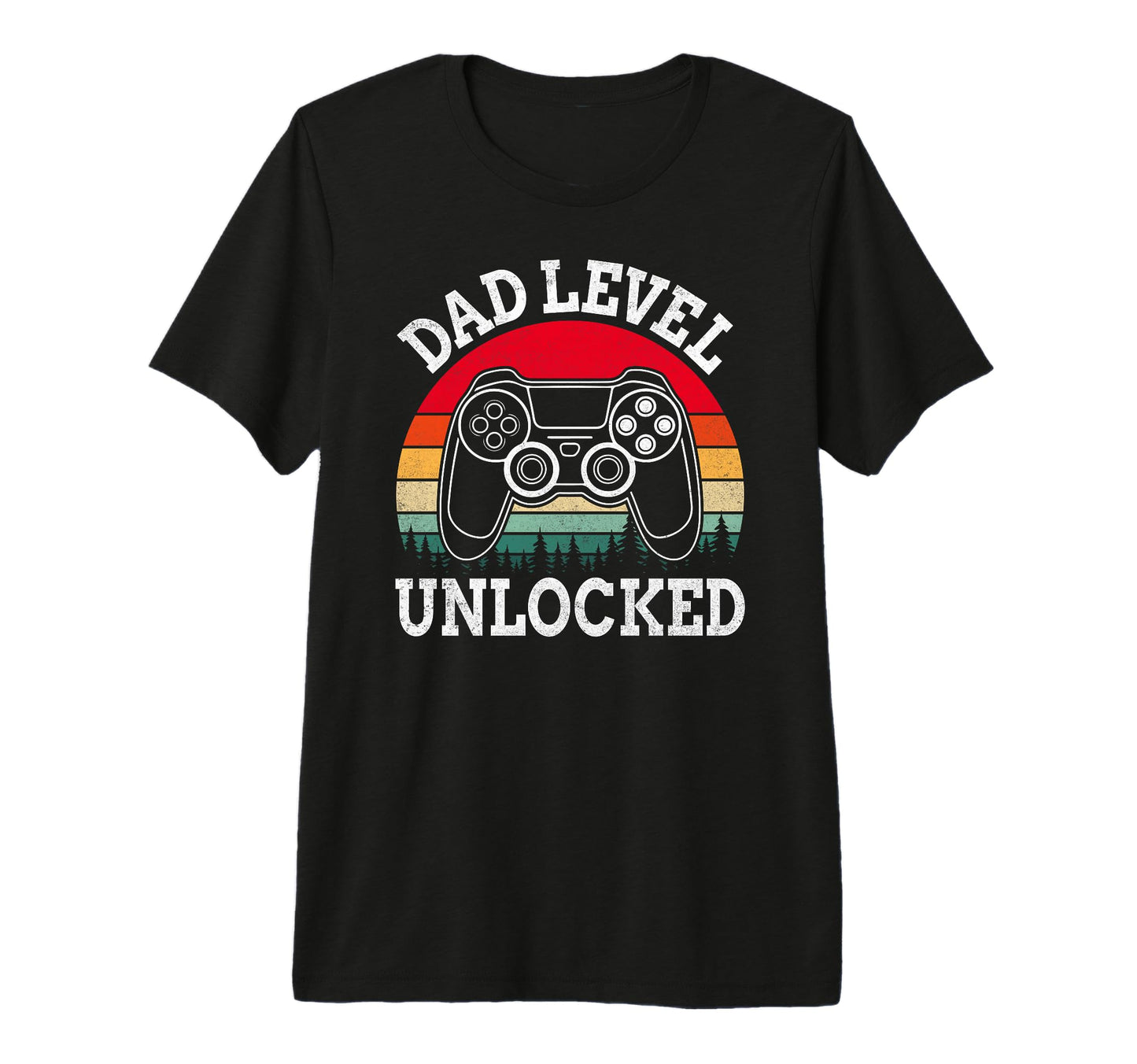 Dad Level Unlocked Leveled Up To Daddy T-Shirt - Fun Novelty Design Unisex - T-Shirt, Sweatshirt, Hoodie