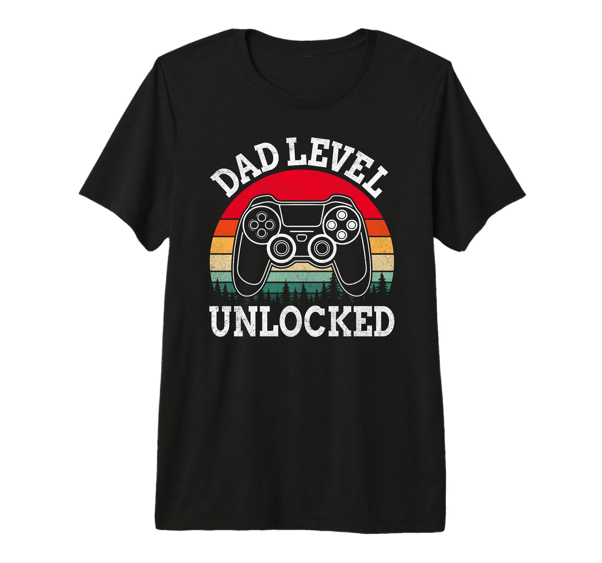 Dad Level Unlocked Leveled Up To Daddy T-Shirt - Fun Novelty Design Unisex - T-Shirt, Sweatshirt, Hoodie