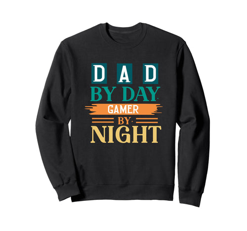 Dad Day Gamer Night Fathers Day Dad Sweatshirt - Minimalist Print Men Women - T-Shirt, Sweatshirt, Hoodie