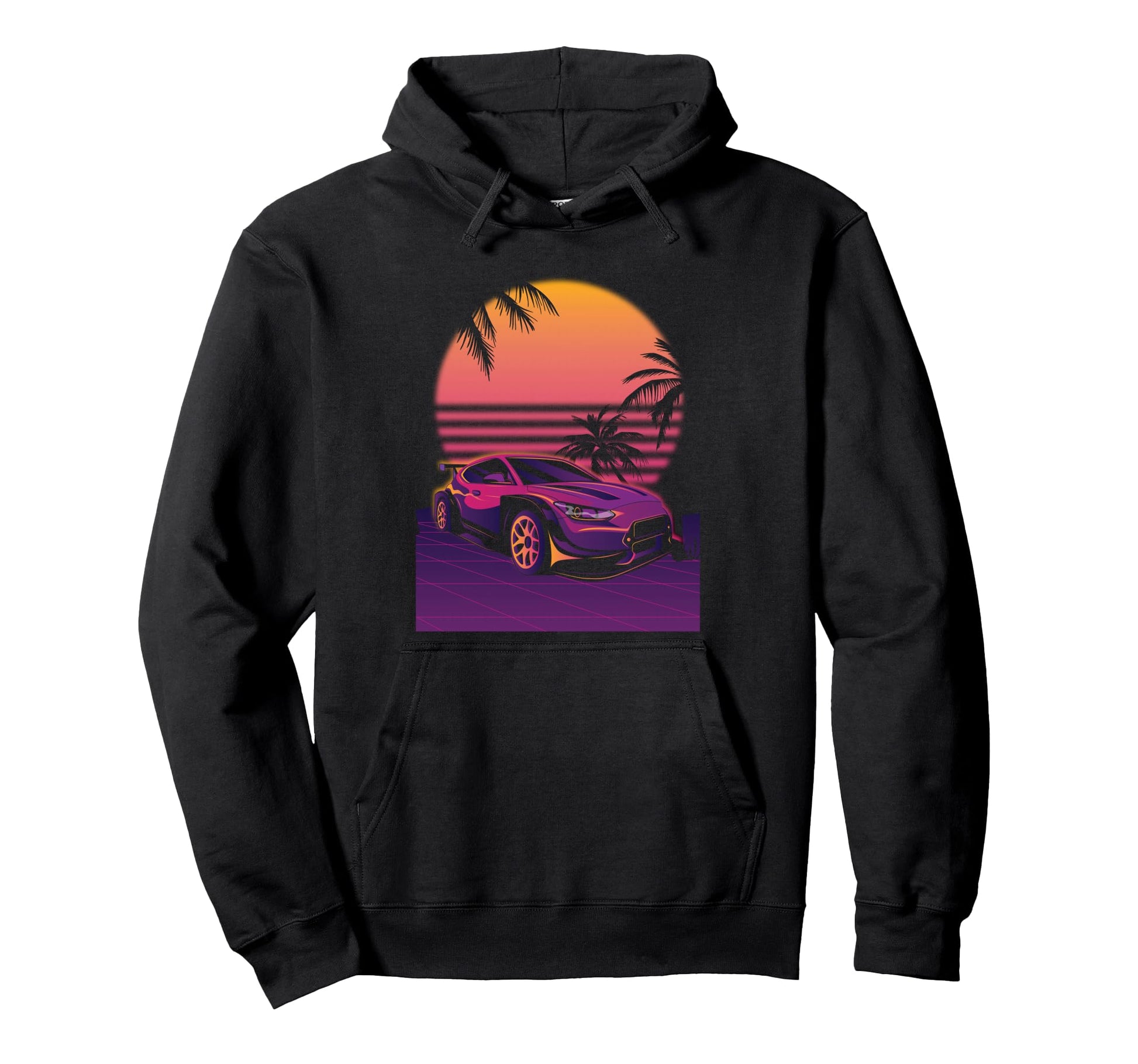 Aesthetic Synthwave Retrowave Vaporwave Hoodie - Trendy Graphic Men Women - T-Shirt, Sweatshirt, Hoodie