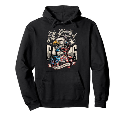 Patriotic Gaming Proud Usa Gaming Hoodie - Casual Everyday Wear for Adults - T-Shirt, Sweatshirt, Hoodie