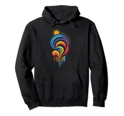 Sunshine And Rainbows Abstract Hoodie - Streetwear Style Unisex - T-Shirt, Sweatshirt, Hoodie