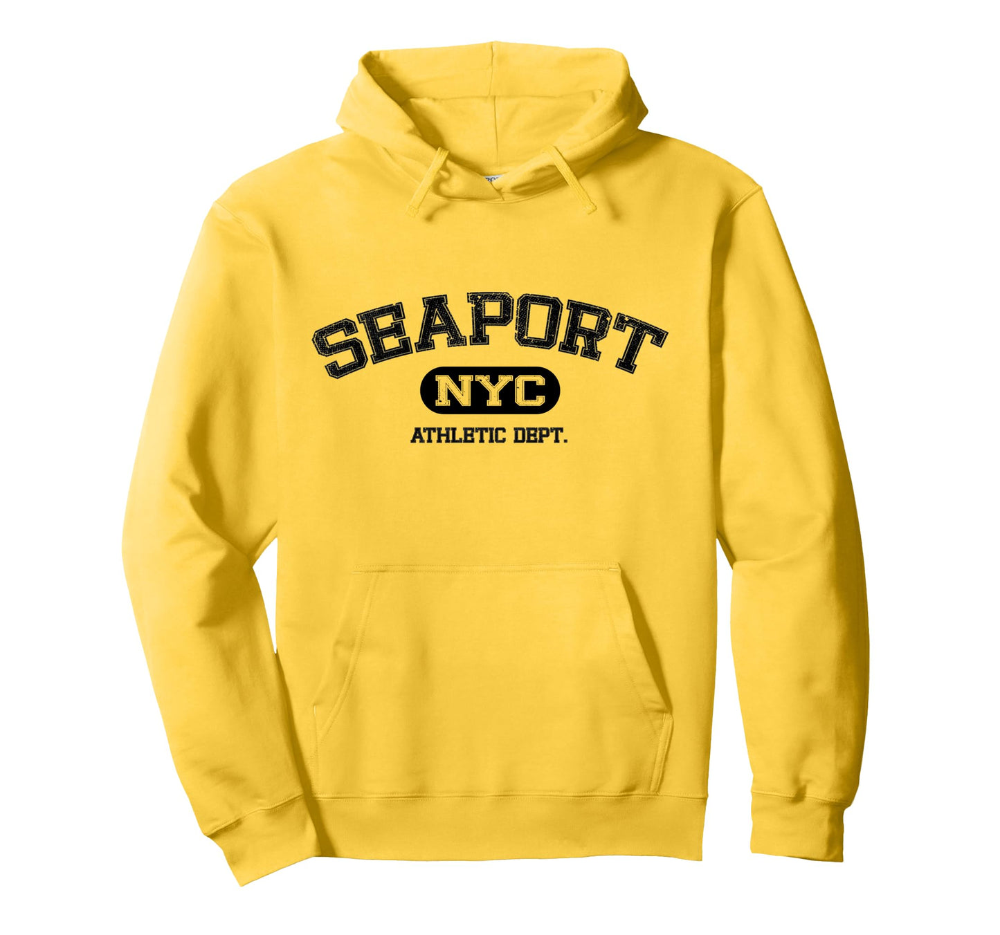 Seaport Nyc South Manhattan Varsity Hoodie - Streetwear Style for Adults - T-Shirt, Sweatshirt, Hoodie