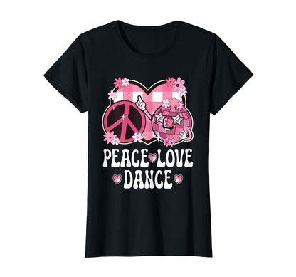 Peace Love Dance Lover Outfit Teen T-Shirt - Casual Everyday Wear Unisex - T-Shirt, Sweatshirt, Hoodie