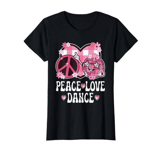 Peace Love Dance Lover Outfit Teen T-Shirt - Casual Everyday Wear Unisex - T-Shirt, Sweatshirt, Hoodie