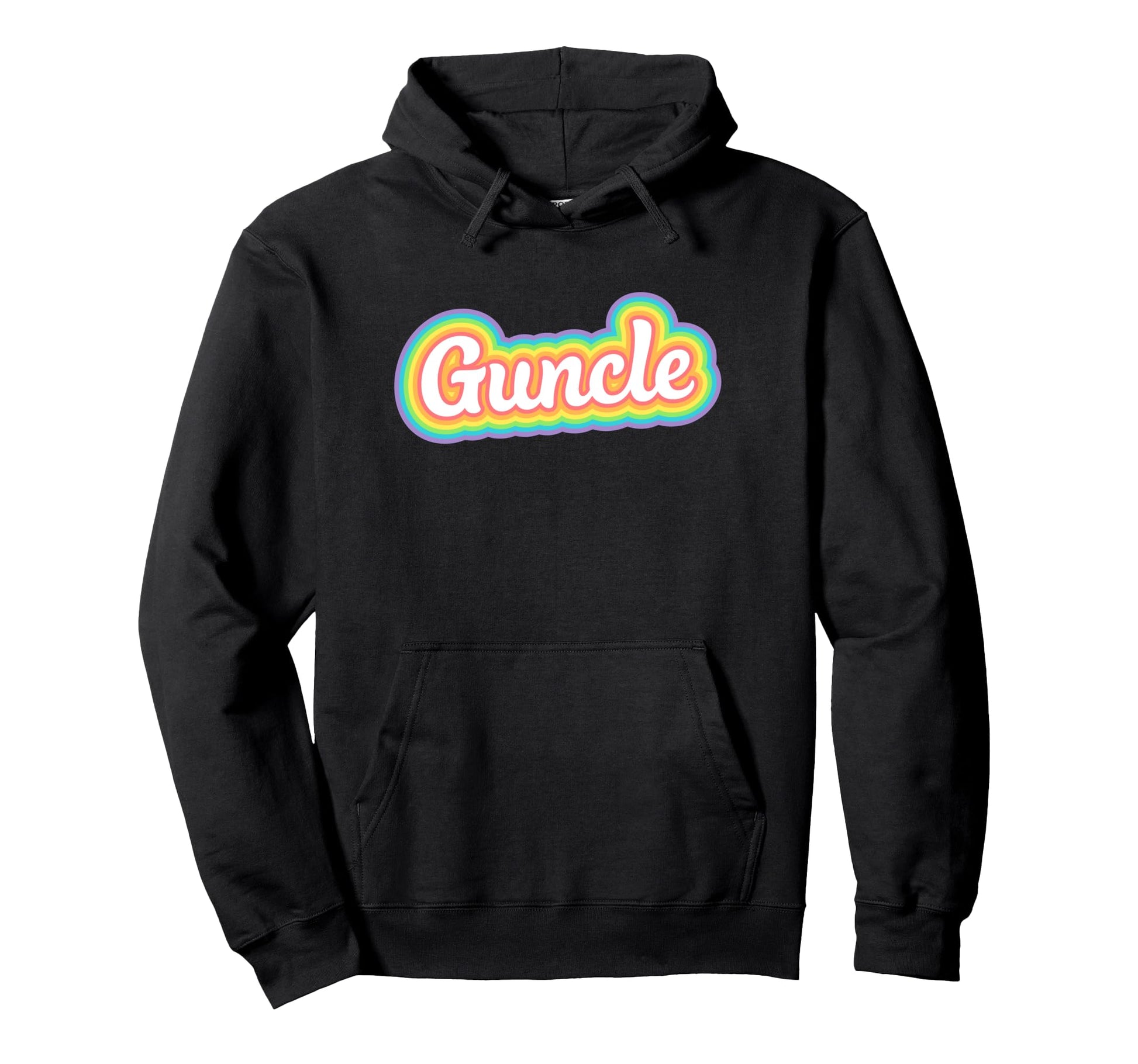 Guncle Gay Uncle Lgbtq Pride Rainbow Hoodie - Custom Art Print Unisex - T-Shirt, Sweatshirt, Hoodie