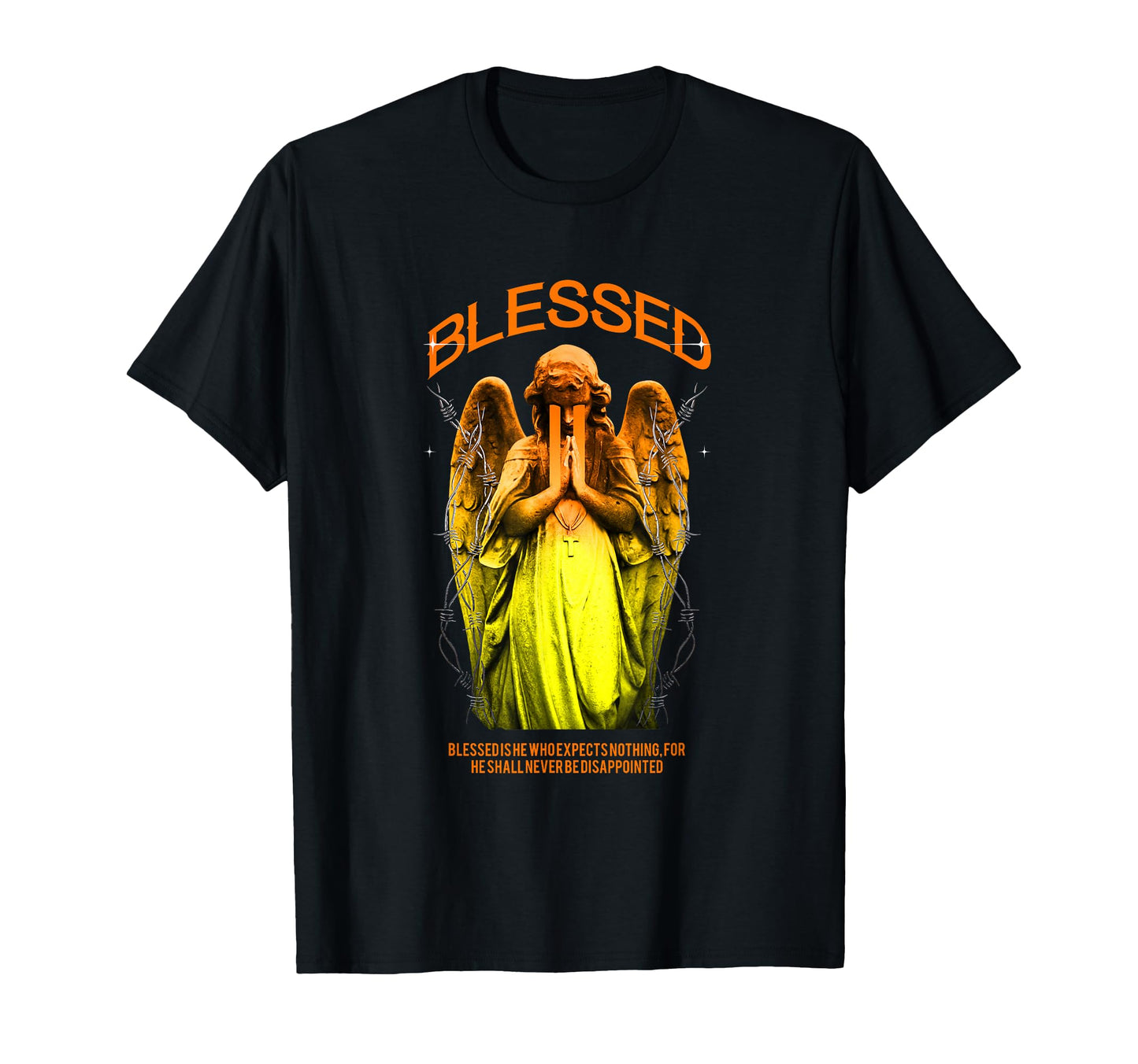 Blessed Angel Aesthetic Edgy Streetwear T-Shirt - Novelty Apparel Men Women - T-Shirt, Sweatshirt, Hoodie