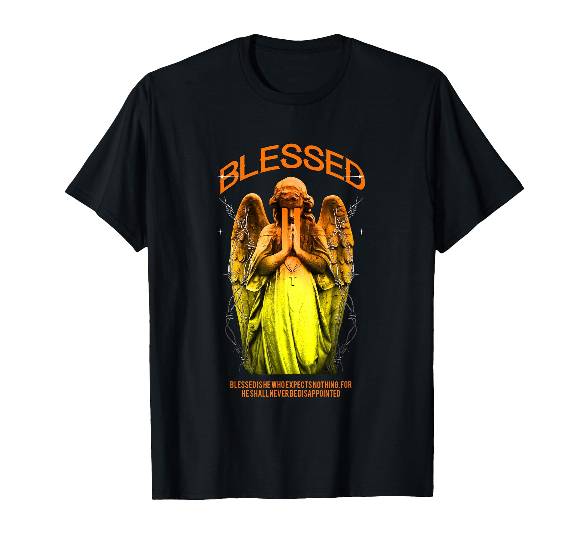 Blessed Angel Aesthetic Edgy Streetwear T-Shirt - Novelty Apparel Men Women - T-Shirt, Sweatshirt, Hoodie