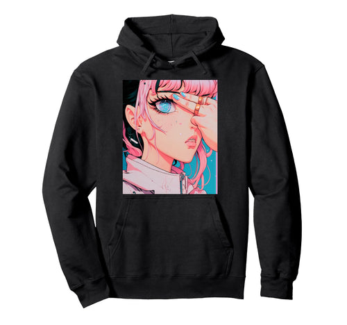 Anime Vaporwave Egirl Aesthetic Japanese Hoodie - Novelty Apparel Unisex - T-Shirt, Sweatshirt, Hoodie
