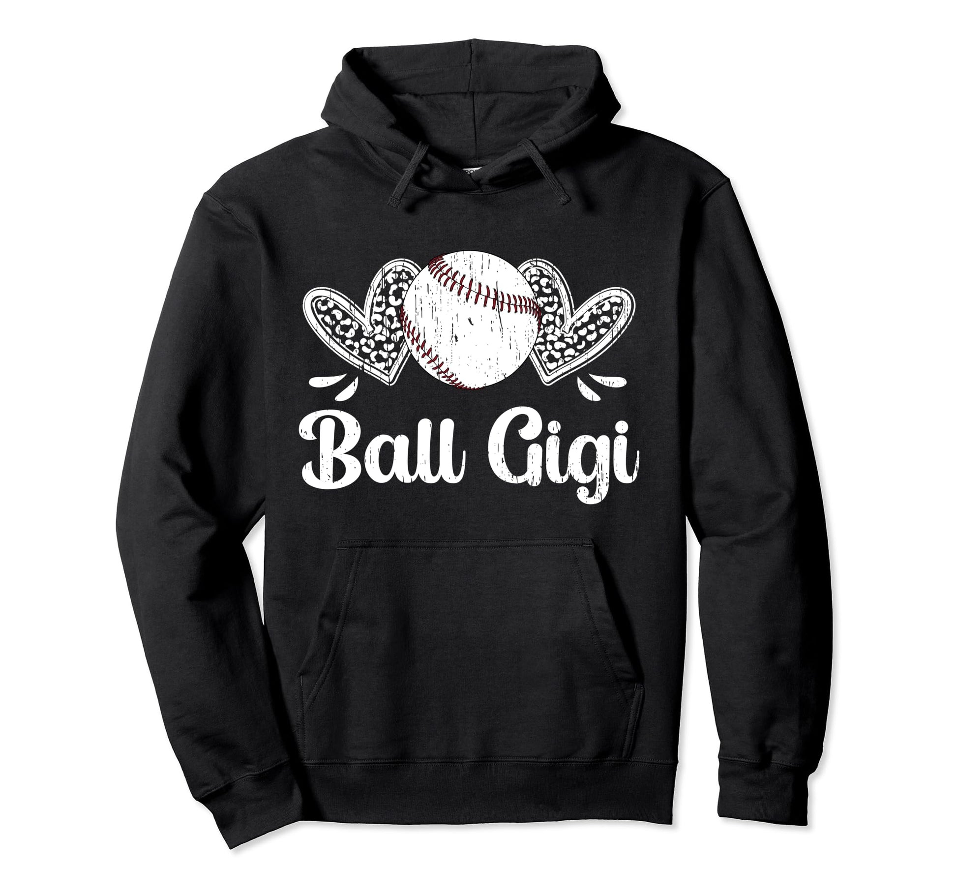 Ball Gigi Baseball Gigi Baseball Hoodie - Novelty Apparel for Adults - T-Shirt, Sweatshirt, Hoodie