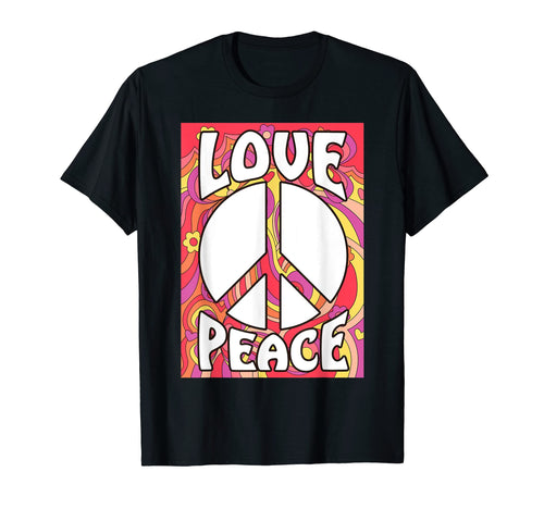 Love Peace Funny Peace Sign 60S T-Shirt - Fun Novelty Design for Adults - T-Shirt, Sweatshirt, Hoodie