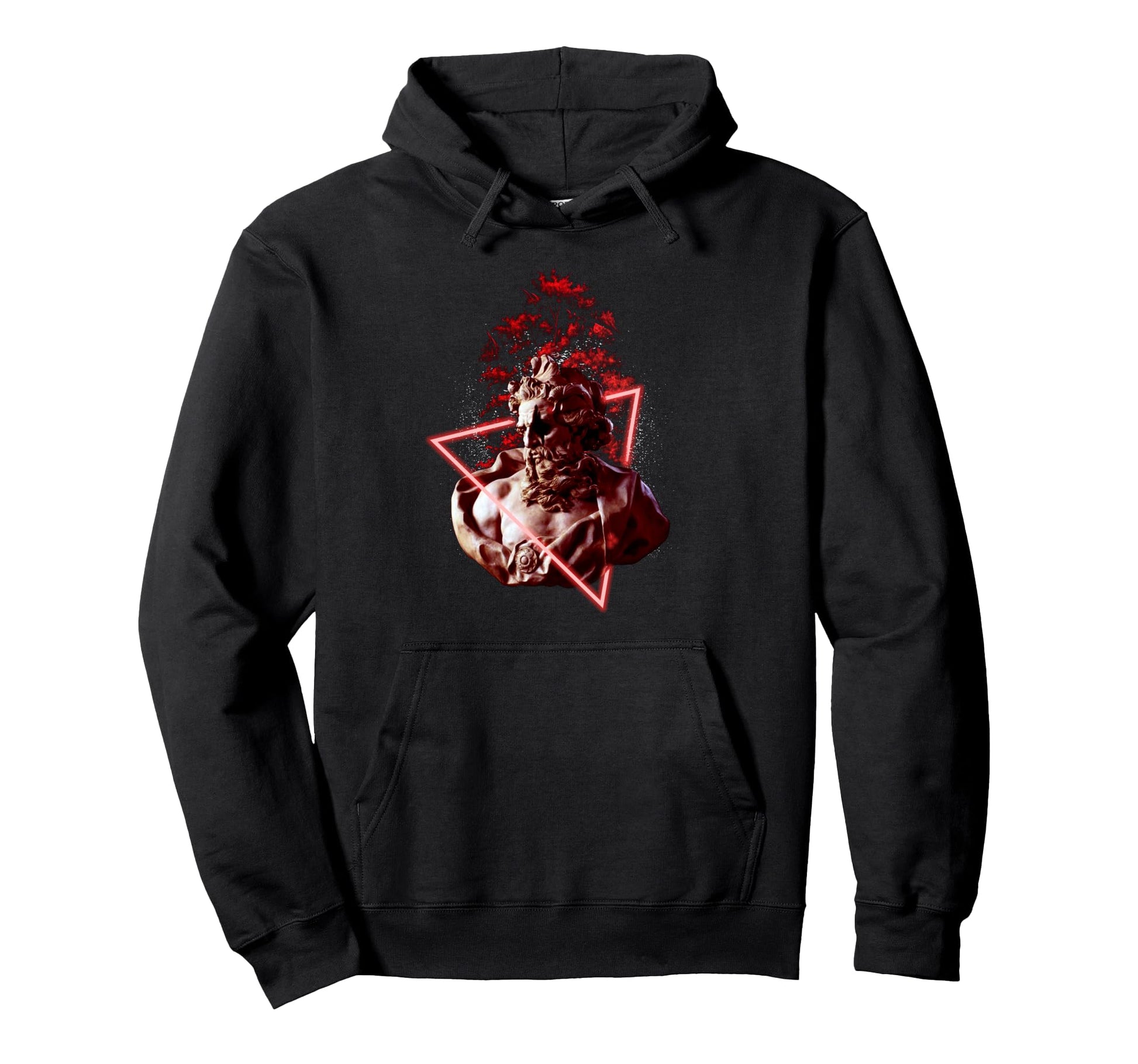 Neptune Sculpture Aesthetic Edgy Hoodie - Casual Everyday Wear for Adults - T-Shirt, Sweatshirt, Hoodie