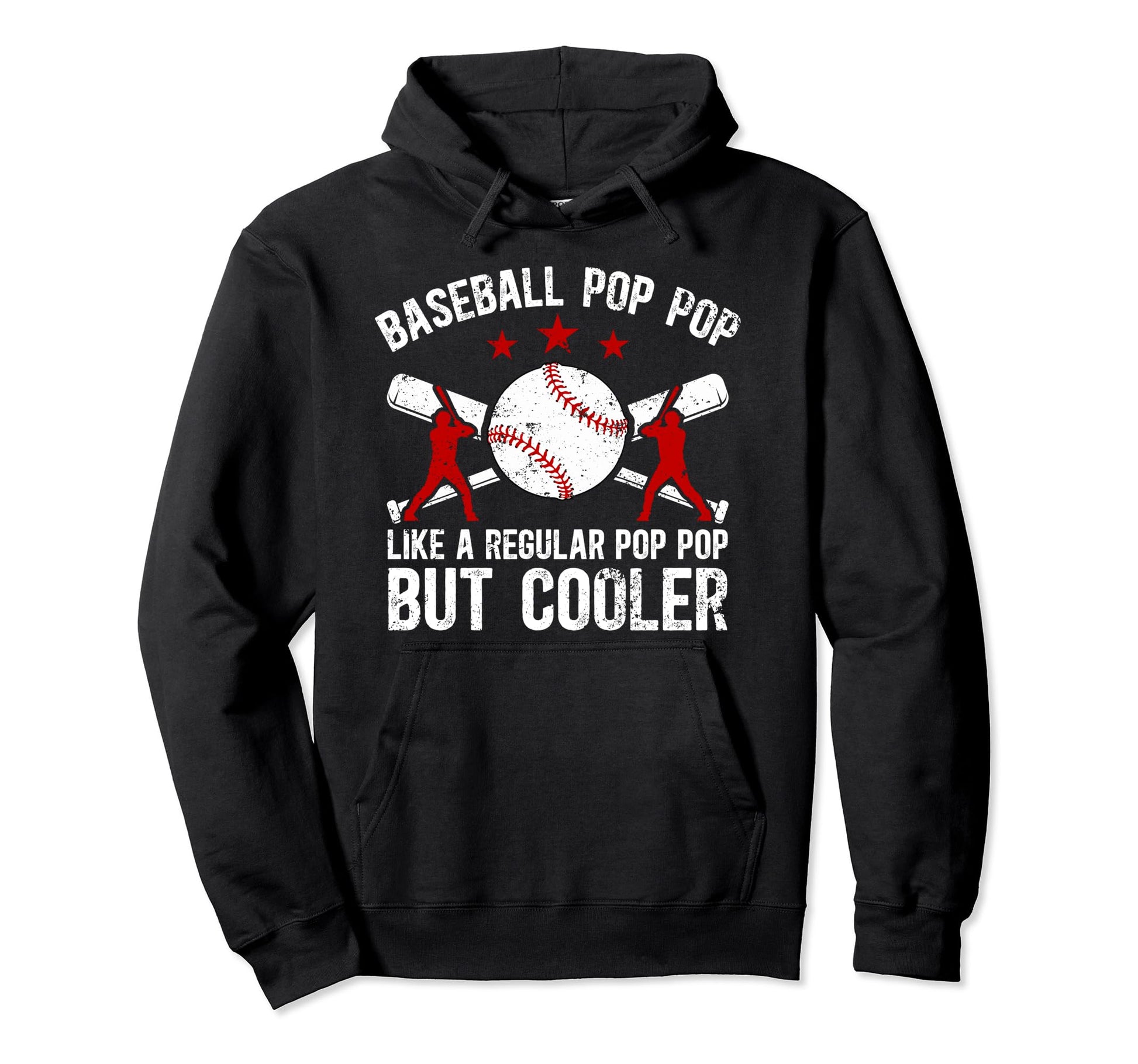 Baseball Pop Pop Grandpa Pop Pop Hoodie - Aesthetic Graphic Unisex - T-Shirt, Sweatshirt, Hoodie
