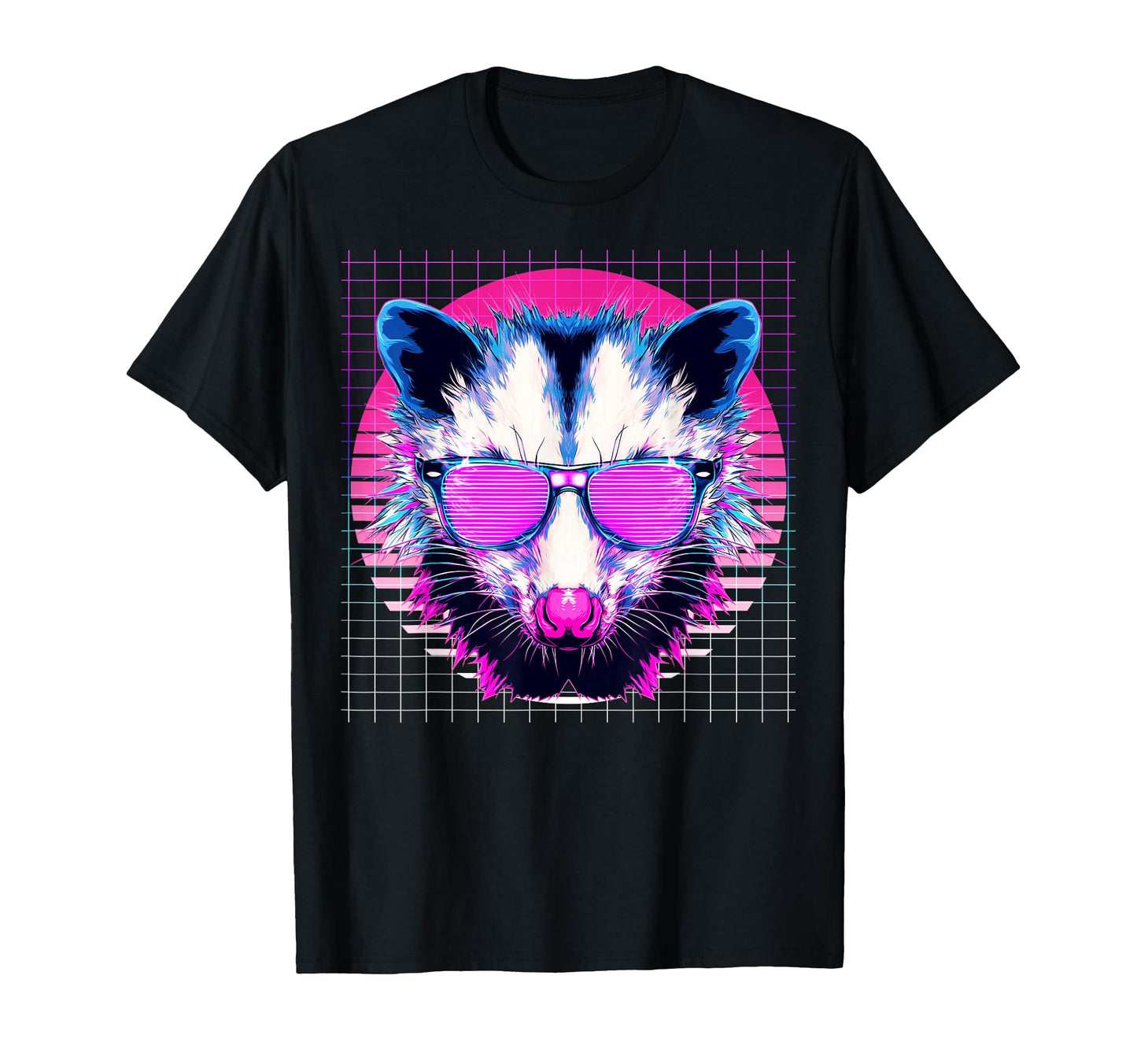 Opossum Sunglasses Possum Vaporwave T-Shirt - Aesthetic Graphic Men Women - T-Shirt, Sweatshirt, Hoodie