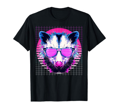 Opossum Sunglasses Possum Vaporwave T-Shirt - Aesthetic Graphic Men Women - T-Shirt, Sweatshirt, Hoodie