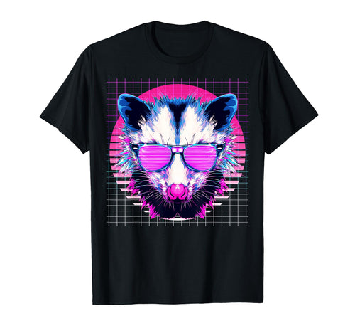 Opossum Sunglasses Possum Vaporwave T-Shirt - Aesthetic Graphic Men Women - T-Shirt, Sweatshirt, Hoodie