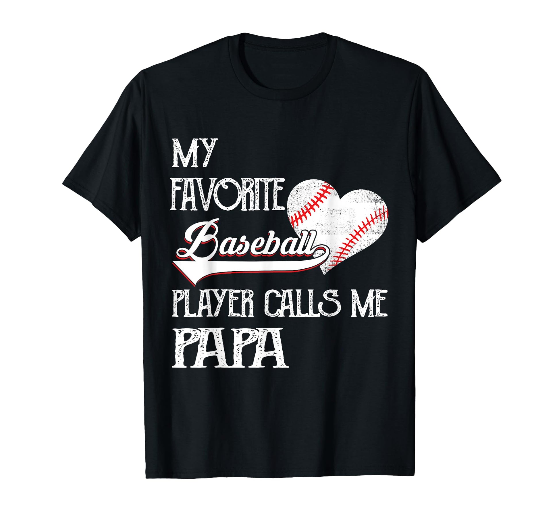 Heart Love Favorite Baseball Player T-Shirt - Minimalist Print Men Women - T-Shirt, Sweatshirt, Hoodie