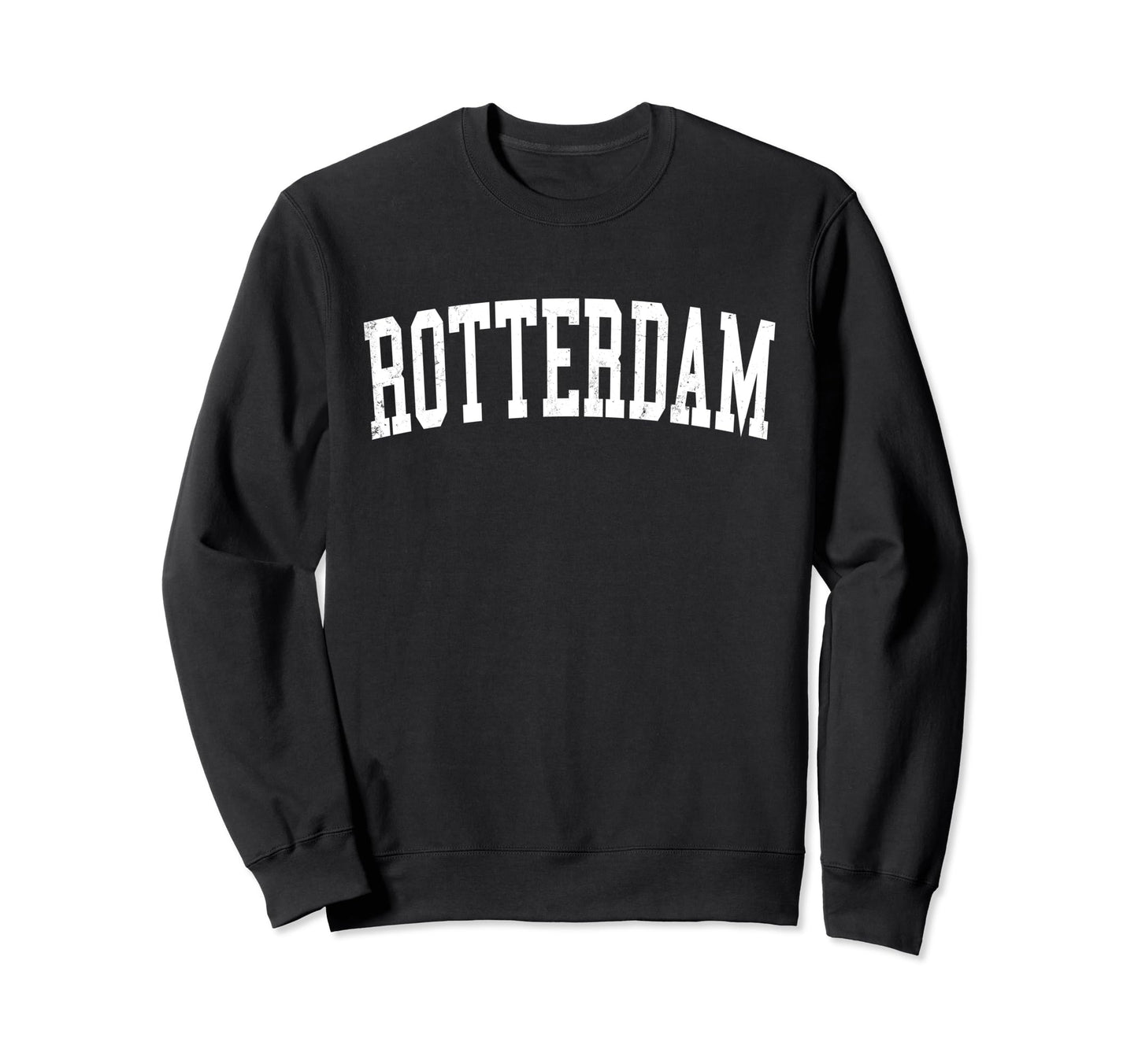 Rotterdam Netherlands Distressed Sweatshirt - Aesthetic Graphic for Adults - T-Shirt, Sweatshirt, Hoodie