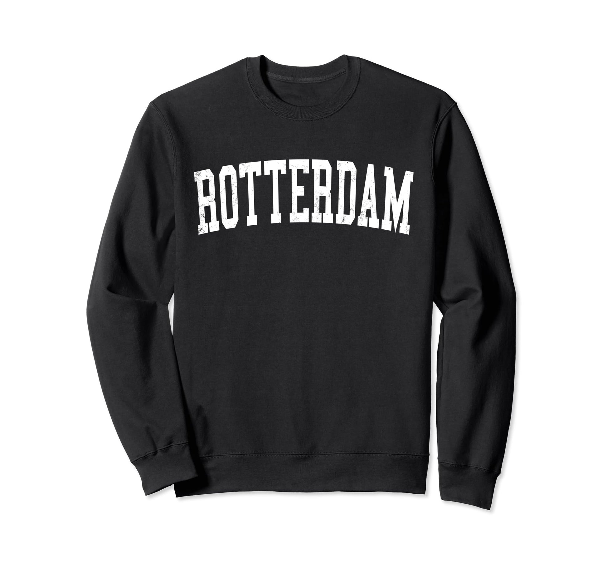 Rotterdam Netherlands Distressed Sweatshirt - Aesthetic Graphic for Adults - T-Shirt, Sweatshirt, Hoodie