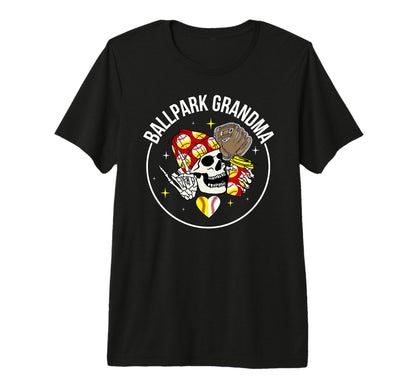 Ballpark Grandma Baseball Softball Grandma T-Shirt - Unique Graphic Unisex - T-Shirt, Sweatshirt, Hoodie