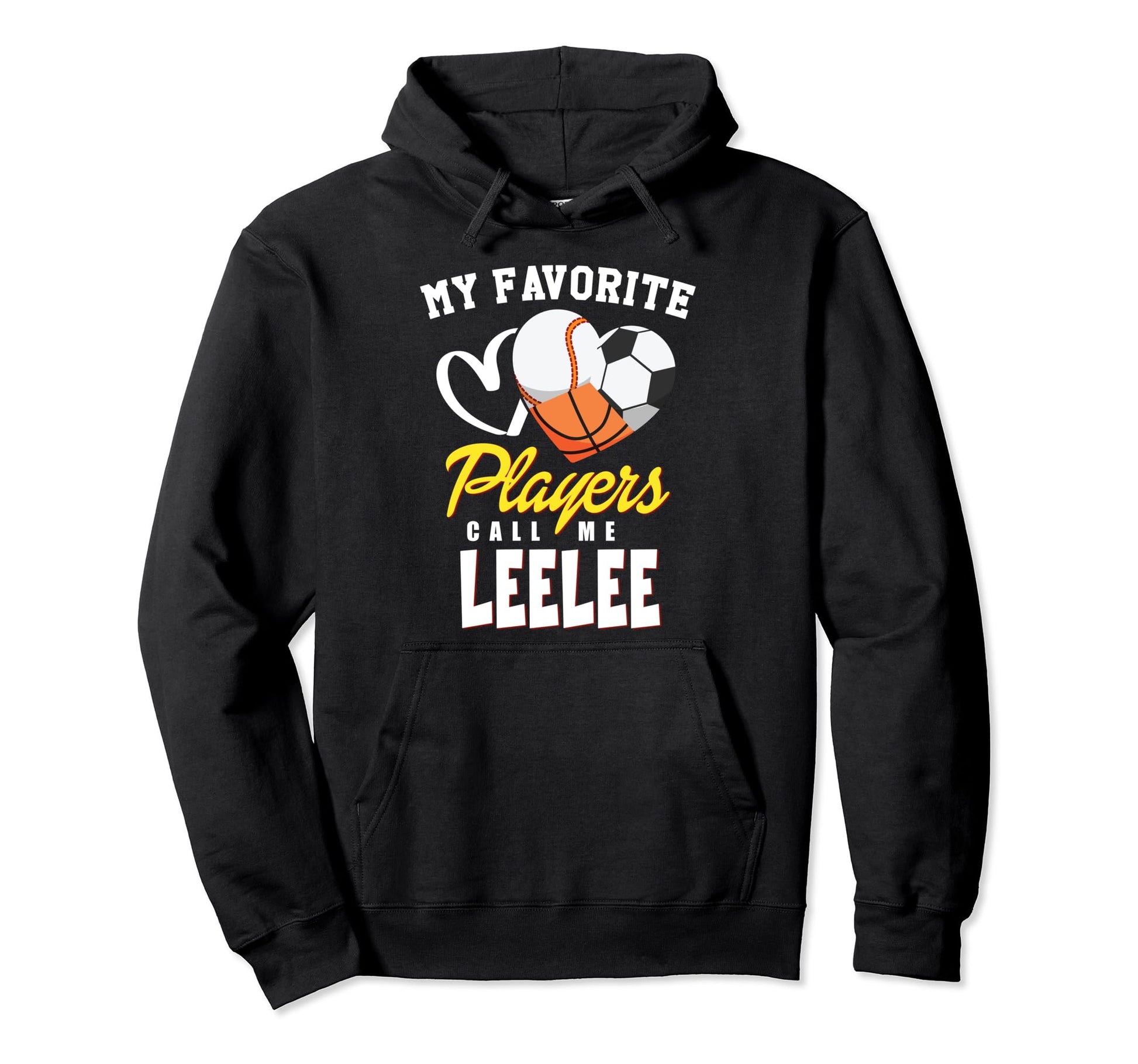 My Favorite Players Baseball Soccer Hoodie - Unique Graphic Unisex - T-Shirt, Sweatshirt, Hoodie