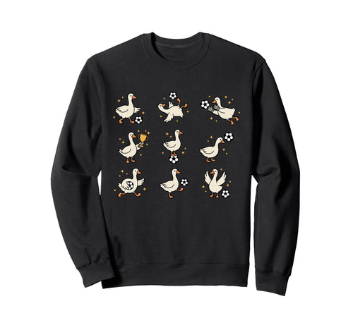 Silly Goose Playing Soccer Goalie Sweatshirt - Streetwear Style for Adults - T-Shirt, Sweatshirt, Hoodie