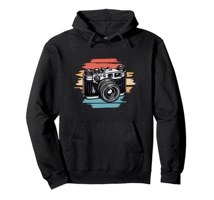 Photography Lovers Camera Photographer Hoodie - Custom Art Print for Adults - T-Shirt, Sweatshirt, Hoodie