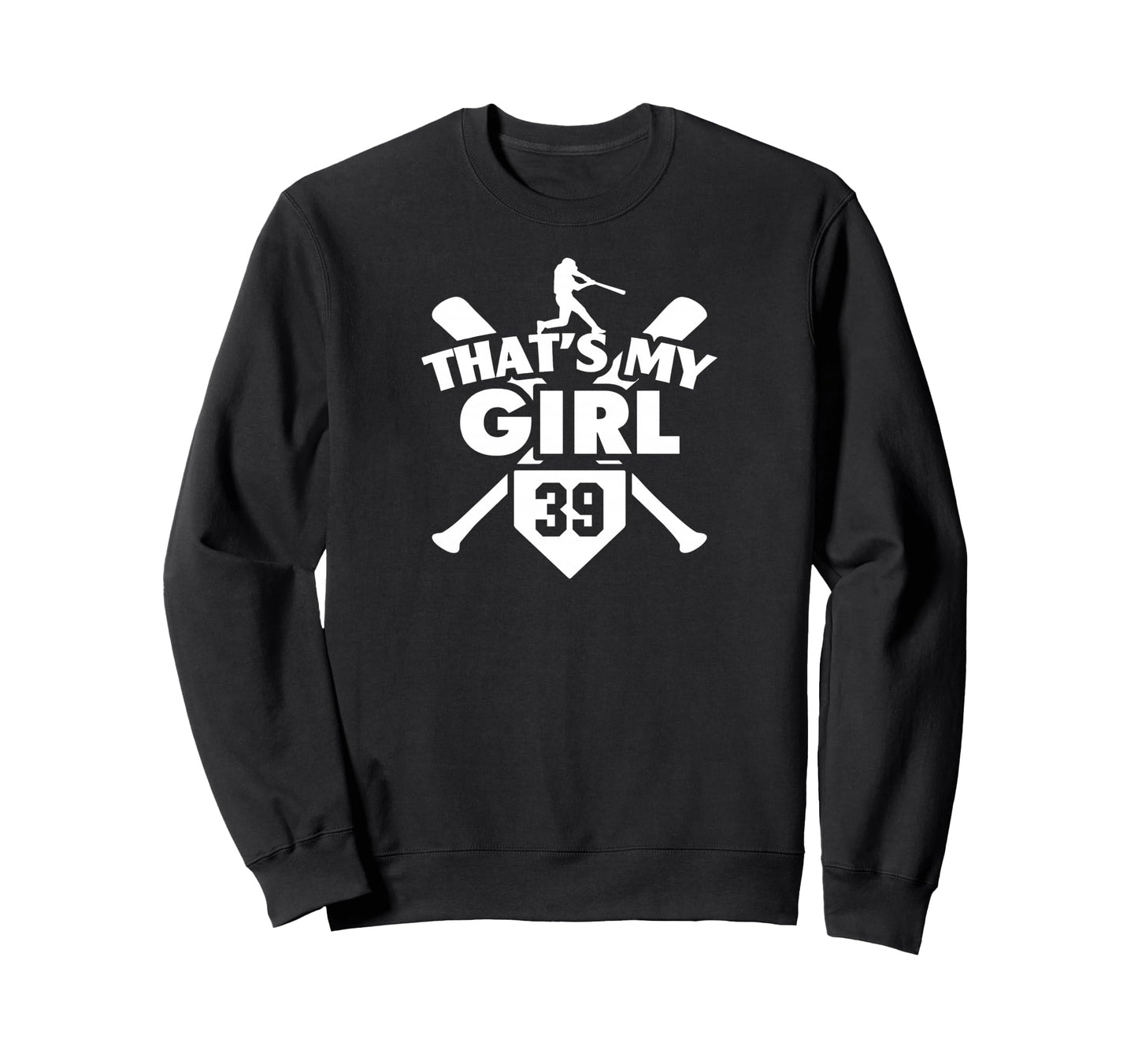 Baseball Mom Dad Thats My 39 Sweatshirt - Aesthetic Graphic for Adults - T-Shirt, Sweatshirt, Hoodie