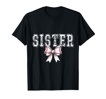 Coquette Baseball Sister Spirit T-Shirt - Trendy Graphic Men Women - T-Shirt, Sweatshirt, Hoodie