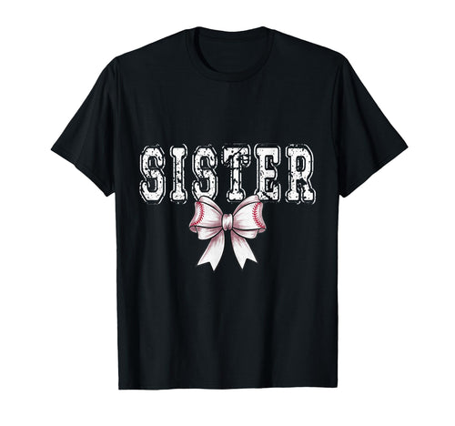 Coquette Baseball Sister Spirit T-Shirt - Trendy Graphic Men Women - T-Shirt, Sweatshirt, Hoodie