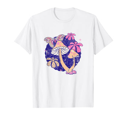 Funny Mushroom Lover Groovy Boho T-Shirt - Custom Art Print Unisex - T-Shirt, Sweatshirt, Hoodie