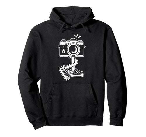 Funny Camera Costume Photographer Hoodie - Streetwear Style Men Women - T-Shirt, Sweatshirt, Hoodie