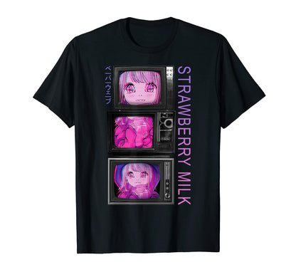 Japan 90S Television Japanese Vaporwave T-Shirt - Custom Art Print Unisex - T-Shirt, Sweatshirt, Hoodie