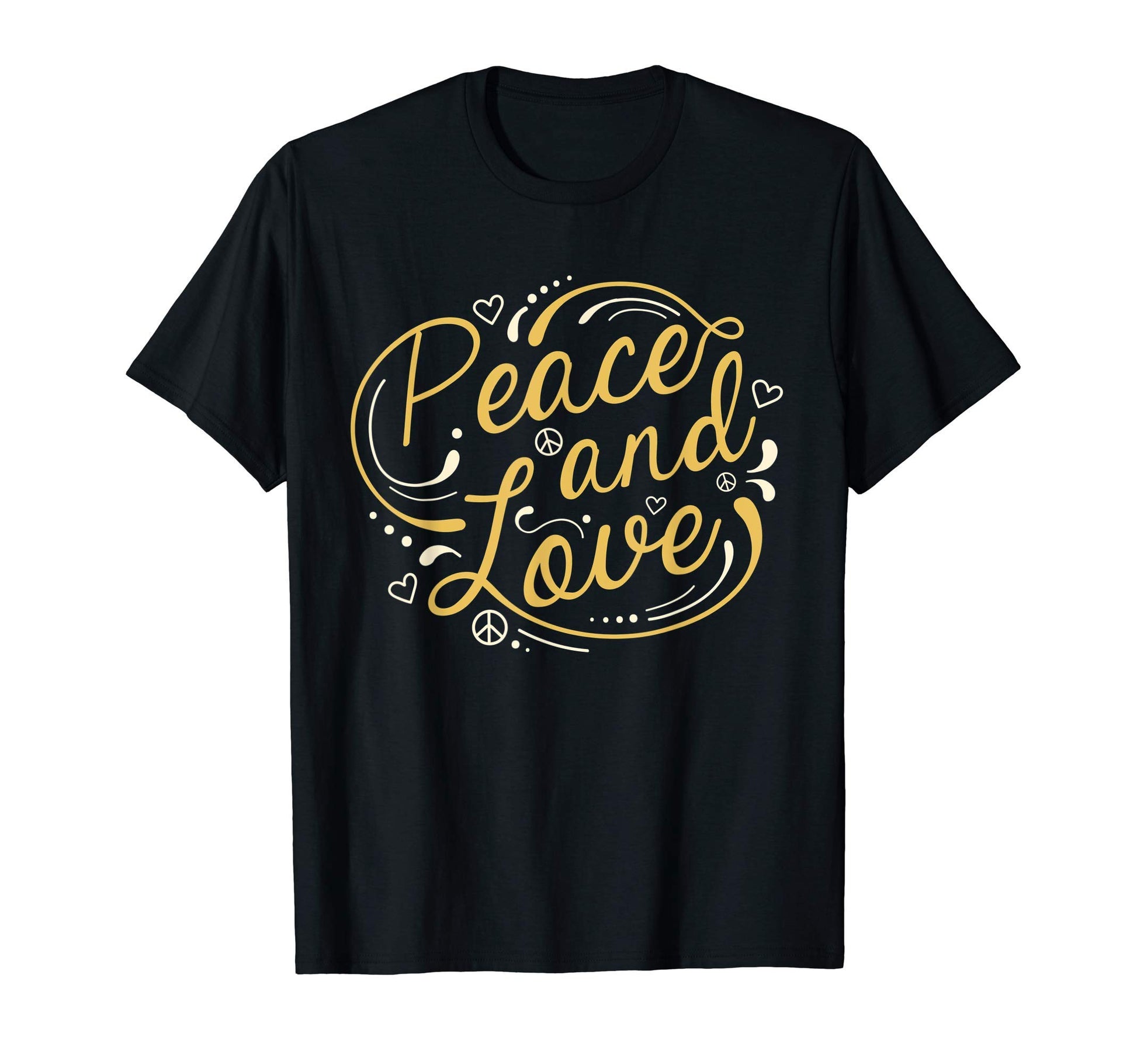 Peace And Love T-Shirt - Graphic Print for Adults - T-Shirt, Sweatshirt, Hoodie