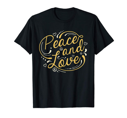 Peace And Love T-Shirt - Graphic Print for Adults - T-Shirt, Sweatshirt, Hoodie