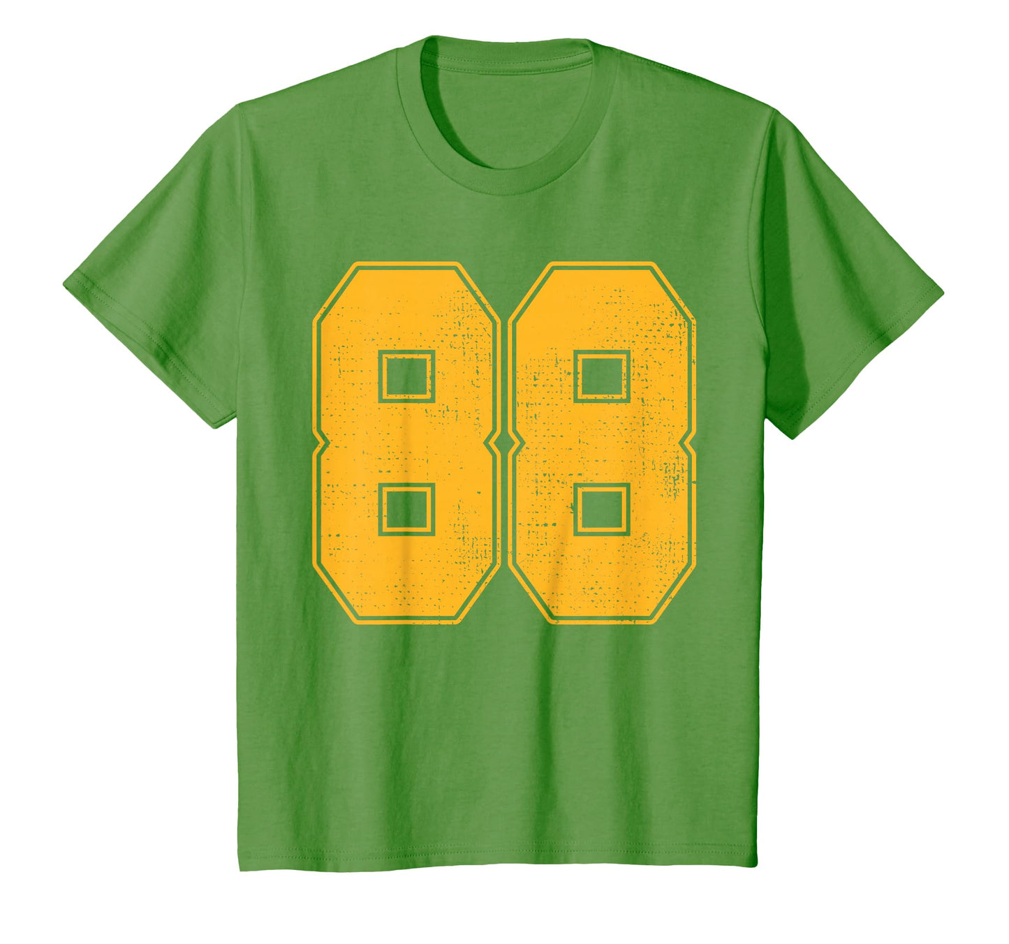 88 Outline Number 88 Varsity Fan T-Shirt - Casual Everyday Wear Unisex - T-Shirt, Sweatshirt, Hoodie