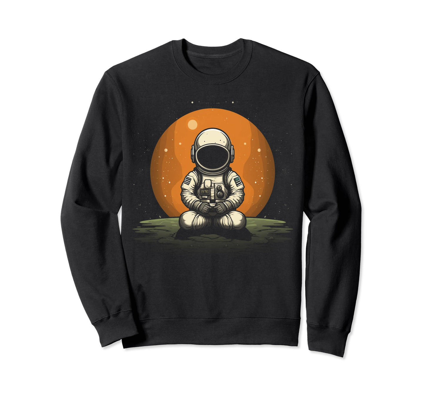 Astronaut Space Distressed 90S Sweatshirt - Streetwear Style Men Women - T-Shirt, Sweatshirt, Hoodie