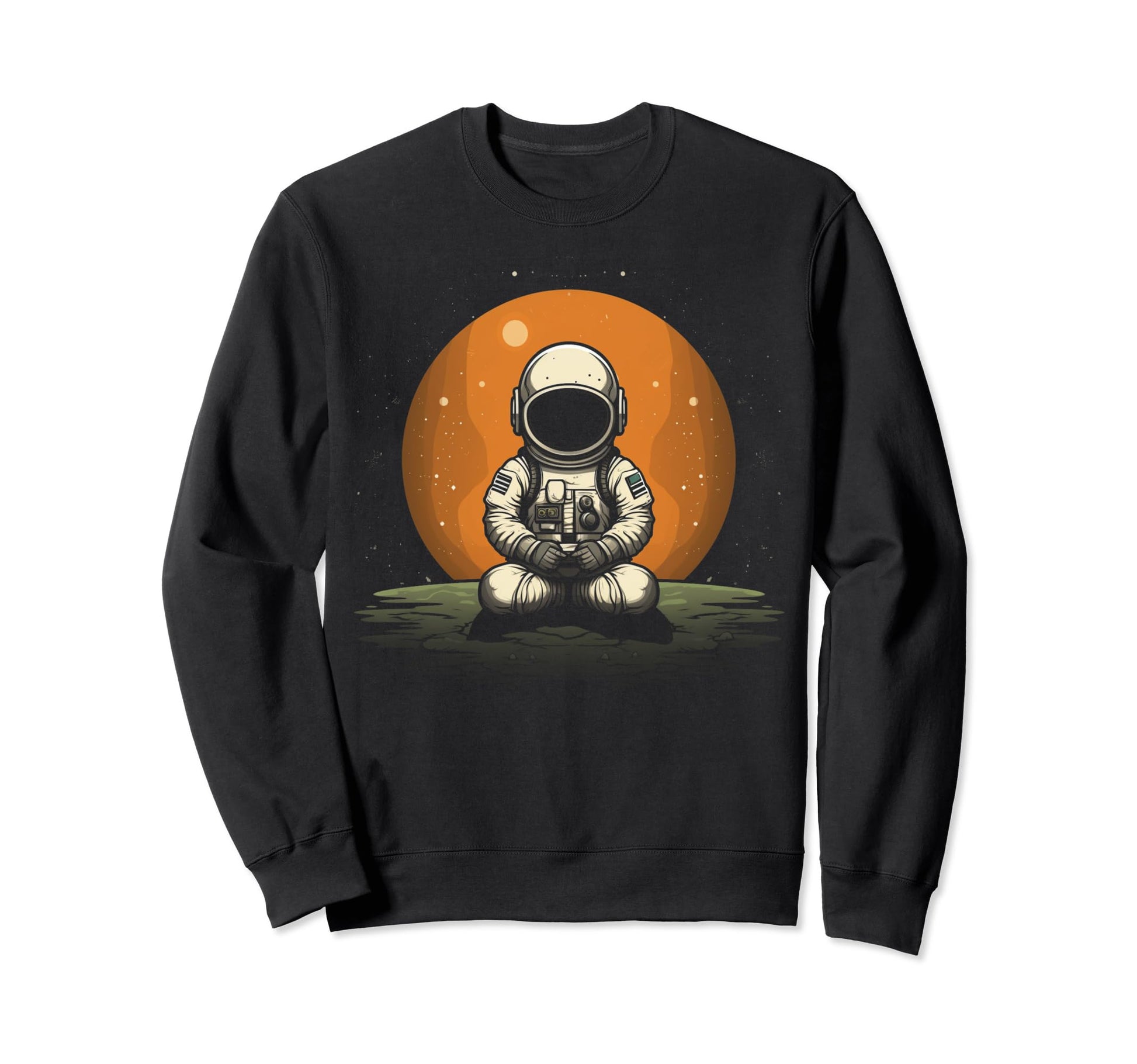 Astronaut Space Distressed 90S Sweatshirt - Streetwear Style Men Women - T-Shirt, Sweatshirt, Hoodie