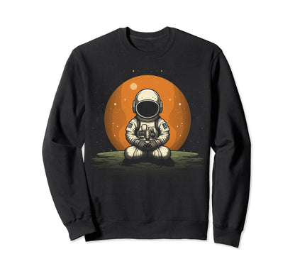 Astronaut Space Distressed 90S Sweatshirt - Streetwear Style Men Women - T-Shirt, Sweatshirt, Hoodie