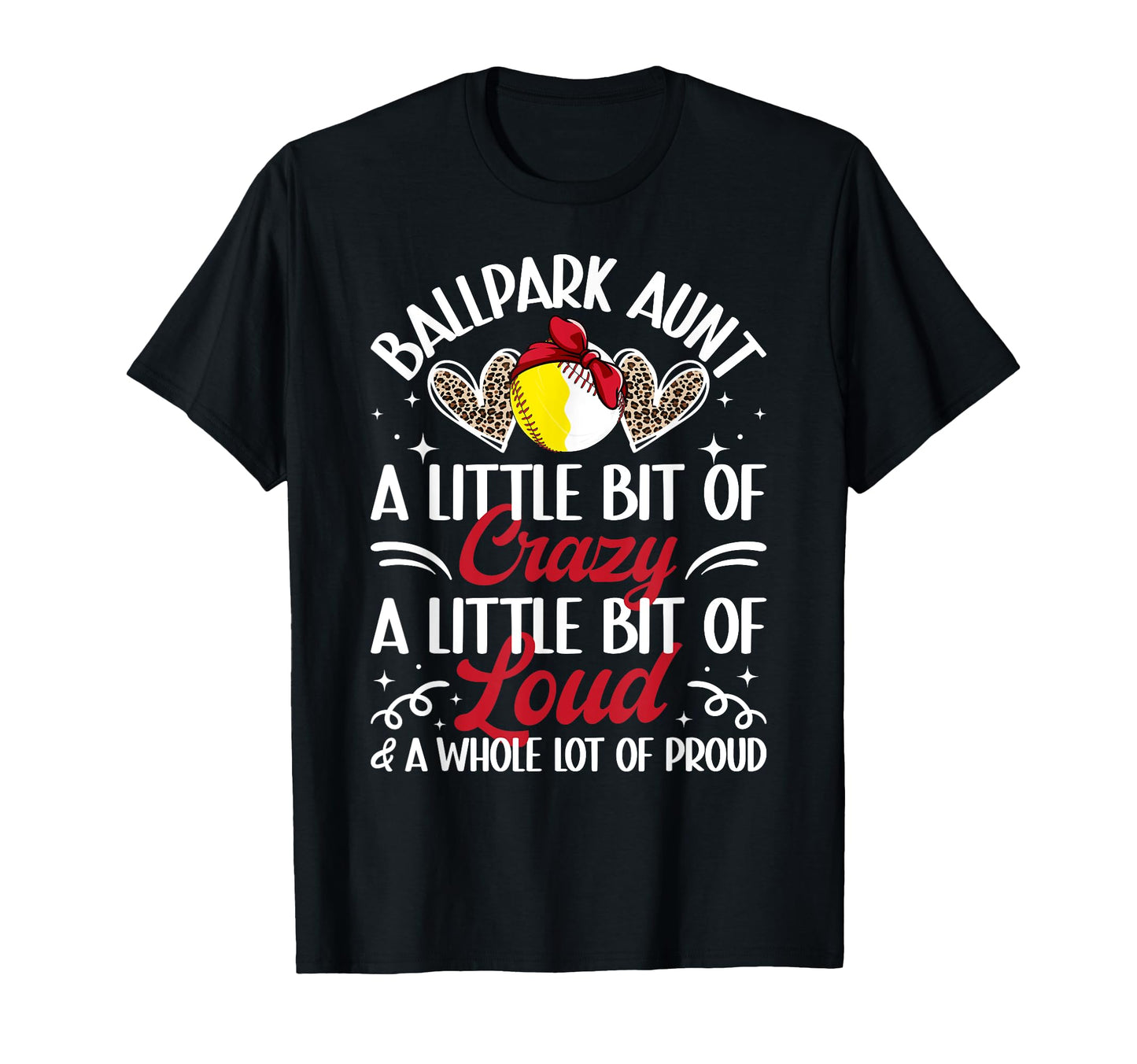 Ballpark Aunt Definition Baseball T-Shirt - Novelty Apparel Unisex - T-Shirt, Sweatshirt, Hoodie