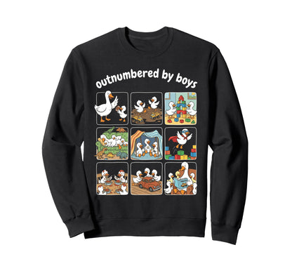 Outnumbered Duckling Toy Truck Sweatshirt - Novelty Apparel Men Women - T-Shirt, Sweatshirt, Hoodie