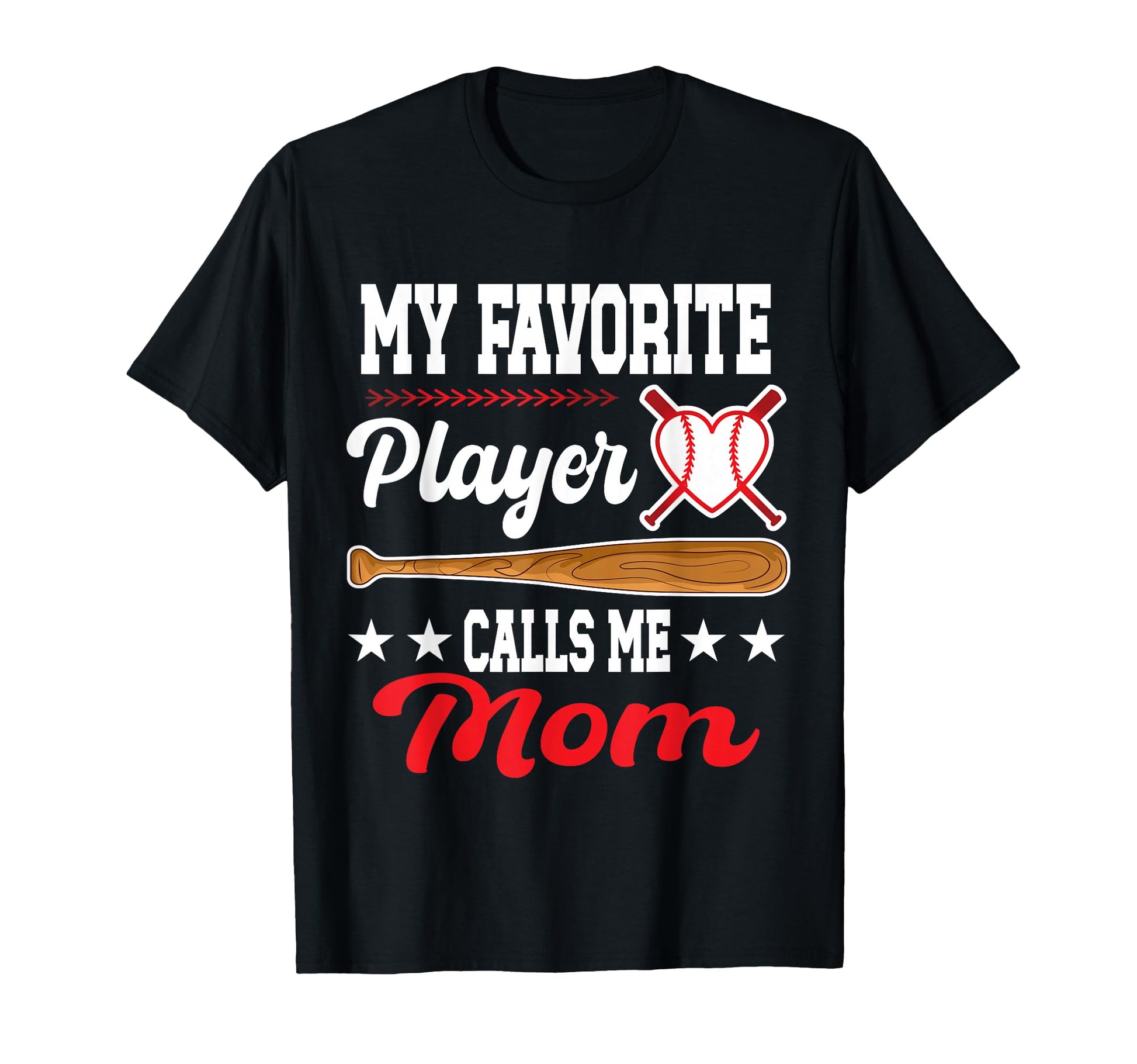 My Favorite Player Calls Me Mom T-Shirt - Minimalist Print for Adults - T-Shirt, Sweatshirt, Hoodie