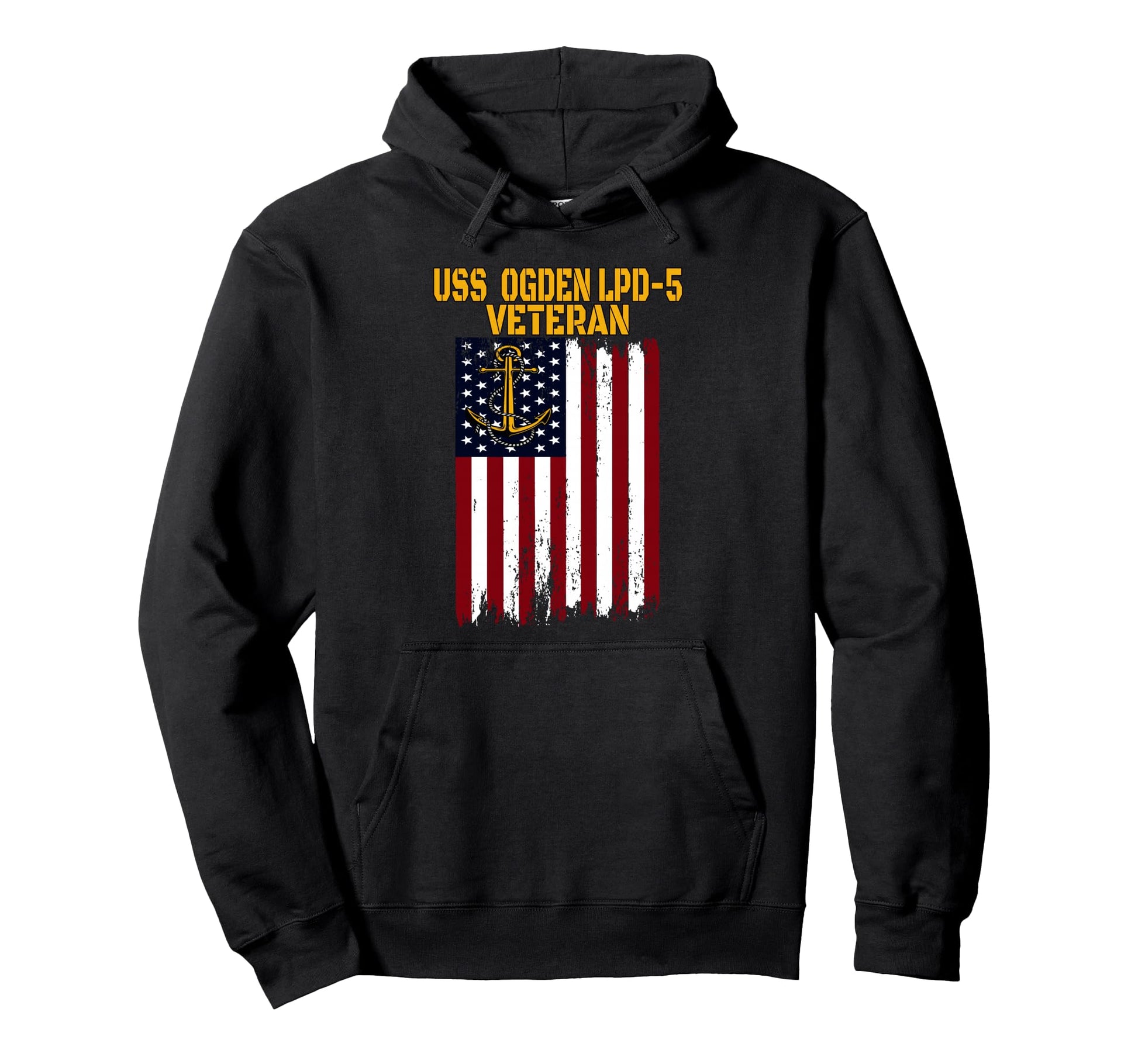 Uss Ogden Lpd 5 Amphibious Transport Hoodie - Streetwear Style Unisex - T-Shirt, Sweatshirt, Hoodie