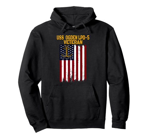 Uss Ogden Lpd 5 Amphibious Transport Hoodie - Streetwear Style Unisex - T-Shirt, Sweatshirt, Hoodie