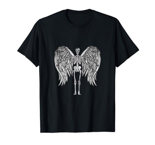Skeleton Angel Wings Y2K Aesthetic T-Shirt - Novelty Apparel Men Women - T-Shirt, Sweatshirt, Hoodie