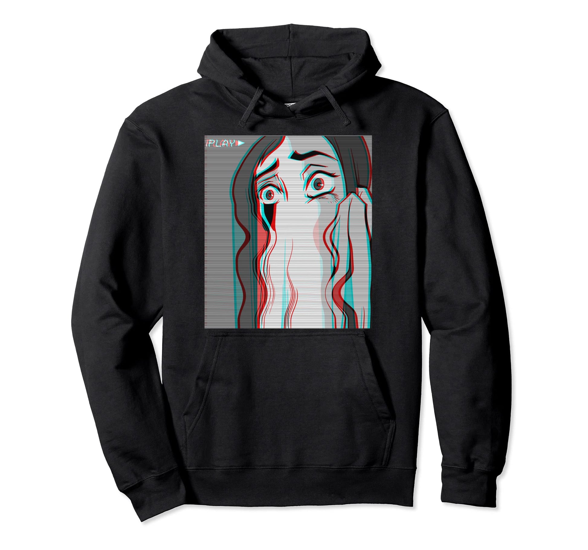 Vaporwave Aesthetic Sad Anime Eboy Egirl Hoodie - Custom Art Print Unisex - T-Shirt, Sweatshirt, Hoodie