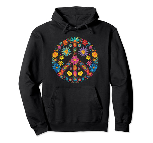Peace Sign 60S 70S Hippie Boho 21 Hoodie - Trendy Graphic Men Women - T-Shirt, Sweatshirt, Hoodie